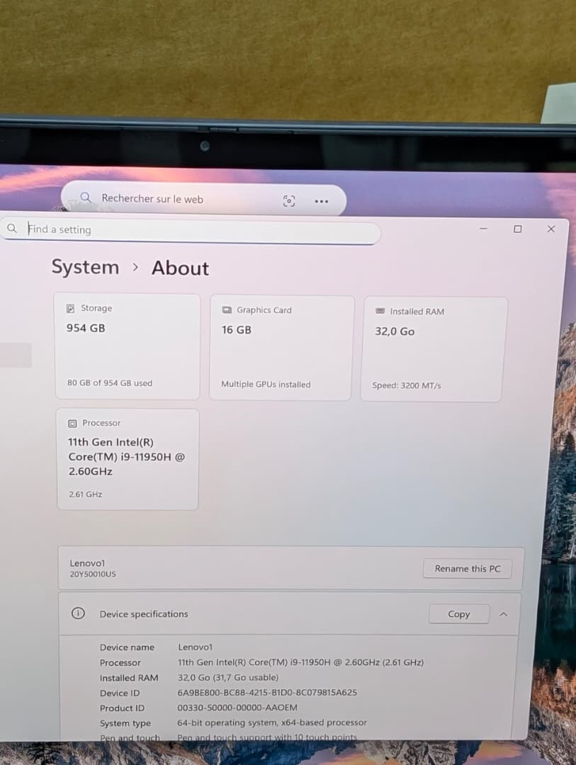 Lenovo ThinkPad X1 Extreme Gen 4 Premium workstation  image 4